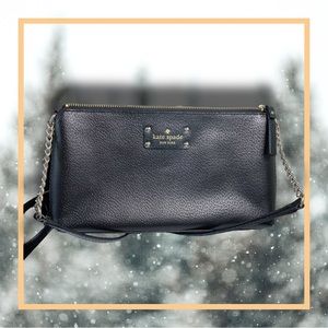 KATE SPADE Sawyer Street Declan  crossbody bag leather bow